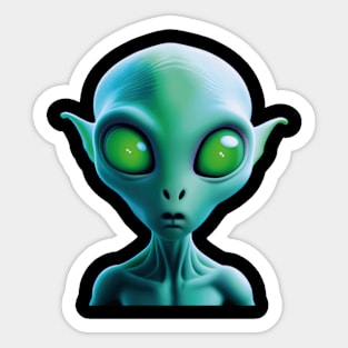 reptilian humanoid Sticker